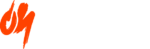 logo - slogan- on dark background